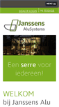 Mobile Screenshot of janssens-alusystems.be