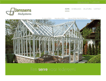 Tablet Screenshot of janssens-alusystems.be
